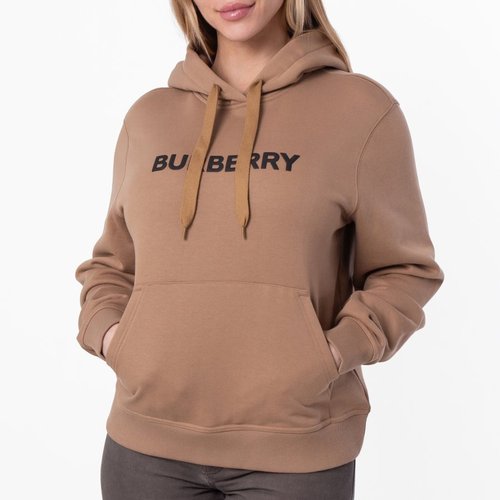 Burberry Cotton Logo Relaxed-Fit Hoodie - Yellow - 8060702