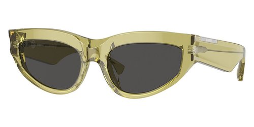 Burberry Dark Cat Eye Sunglasses BE4425U 411887 55 - Green/Grey - BE4425U 411887 55