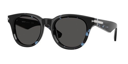 Burberry Dark Oval Sunglasses BE4439 411187 51 - Blue/Grey - BE4439 411187 51