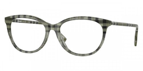 Burberry Demo Navigator Ladies Eyeglasses BE2389 4089 52 - Green - BE2389 4089 52 3.5000X7.2500X2.7500