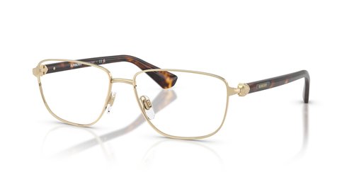 Burberry Demo Pilot Eyeglasses BE1393 1109 55 - Gold Tone - BE1393 1109 55