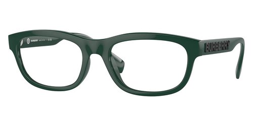 Burberry Demo Rectangular Eyeglasses BE2385U 4038 54 - Green - BE2385U 4038 54