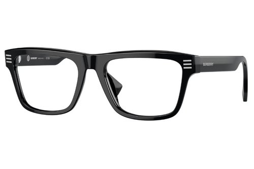 Burberry Demo Square Eyeglasses BE2387F 3001 55 - Black - BE2387F 3001 55