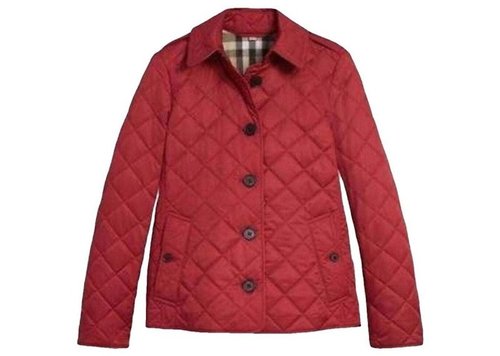 Burberry Diamond Quilted Jacket - Red - 8065875
