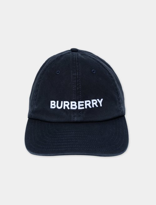 Burberry Distressed Baseball Cap - 8063890-NVY