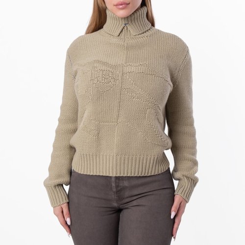 Burberry EKD Cashmere Sweater - Blue - 8096338
