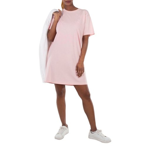 Burberry EKD Cotton Crewneck Mini Dress - Blue - 8071631