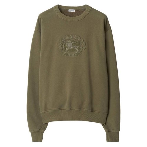 Burberry EKD Embroidered Cotton Sweatshirt - Blue - 8093603