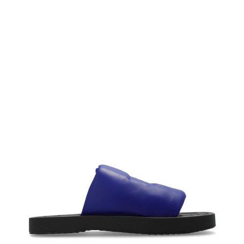 Burberry EKD Slab Slip-On Slides - Blue - 8083779