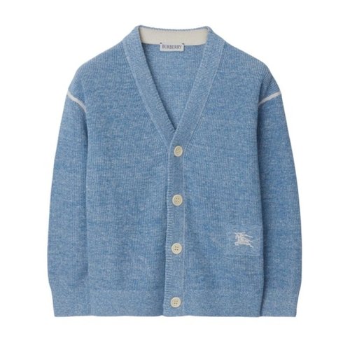 Burberry Ekd Straight-Fit Cardigan - Blue - 8079297