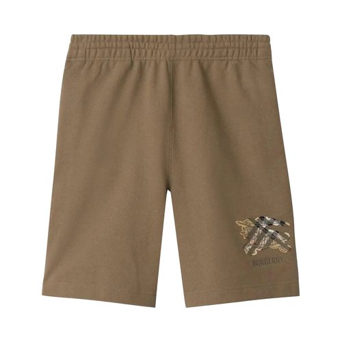 Burberry Elastic Waist Shorts - 8116115 CLAY