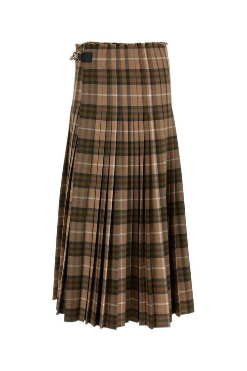 Burberry Embroidered Polyester Blend Skirt - 8099551_C1465