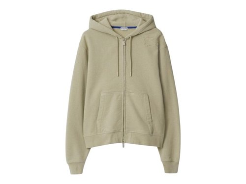 Burberry Embroidered Zipup Hoodie 80946161 - Khaki - 80946161