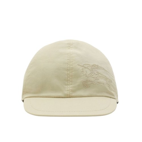 Burberry Equestrian Knight Emblem Reversible Cotton Cap - Blue - 8092969