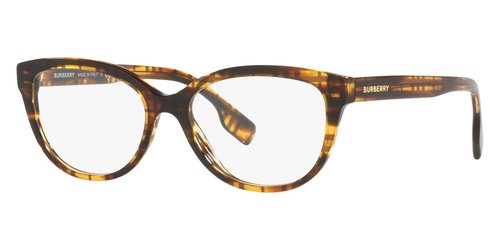 Burberry Esme Demo Oval Ladies Eyeglasses BE2357 3981 54 - Brown - BE2357 3981 54