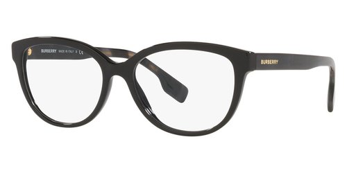 Burberry Esme Demo Cat Eye Ladies Eyeglasses BE2357 3980 52 - Black - BE2357 3980 52
