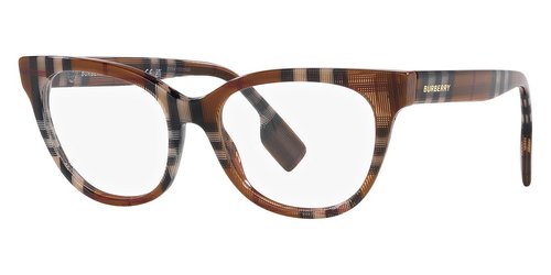 Burberry Evelyn Demo Cat Eye Ladies Eyeglasses BE2375 3966 53 - Brown - BE2375 3966 53