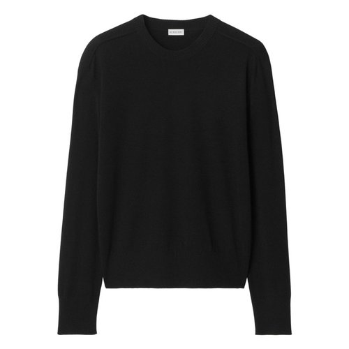 Burberry Fine-Knit Wool Jumper - Black - 8077750