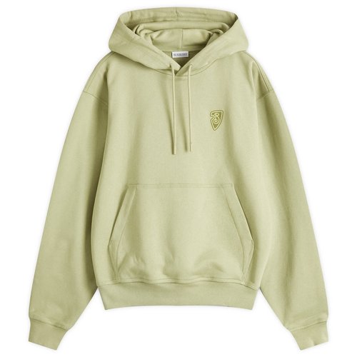 Burberry Flagpole Knit Logo Hoodie - Artichoke - 8102452-C1744