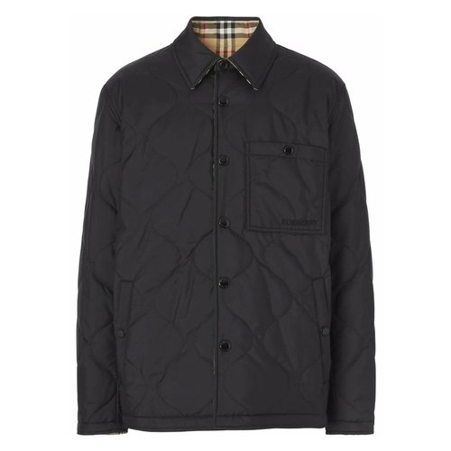Burberry Francis Reversible Vintage Check Overshirt - Black - 8049139