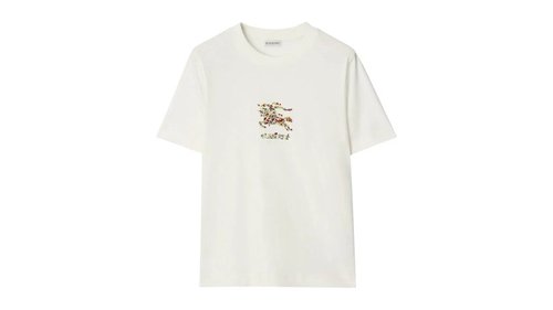 Burberry Frankie Ekd Flower T-Shirt - Chalk - 8118964
