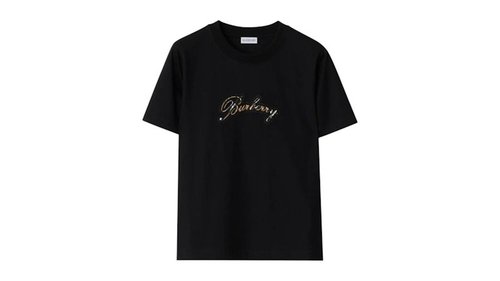 Burberry Frankie Logo T-Shirt - Black - 8120772