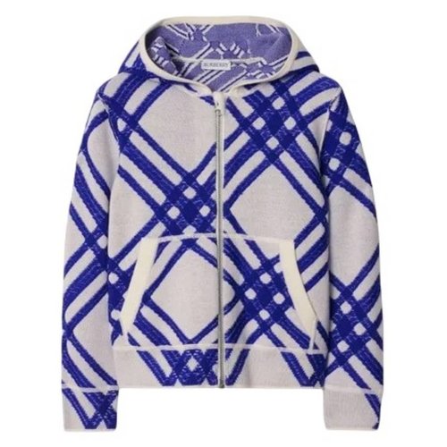 Burberry Gerard Check Wool Hoodie - 8093228
