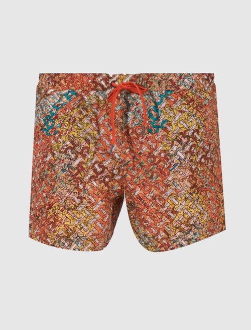Burberry Greenford Aop Shorts - 8055676-ORG