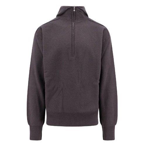 パーカー・フーディ Burberry FW23 Black wool sweatshirt (8075887 A1189) Burberry Wool Half Zip Hooded Knit 'Black' - 8075887-A1189