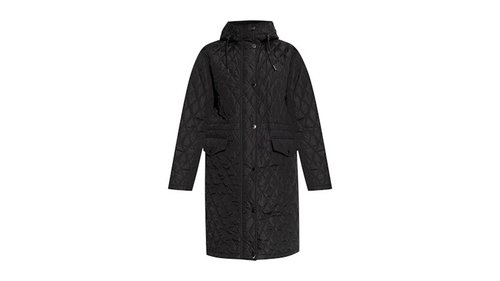 Burberry Hillgate Quilted Coat - Black - 8110325
