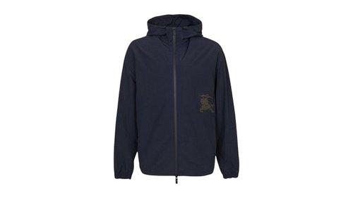 Burberry Hoodie Jacket Jacket - Navy Blue - 81049131