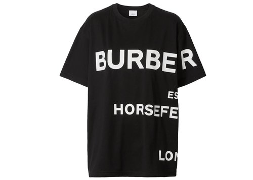 Burberry HorseferryPrint T-Shirt - Black/White