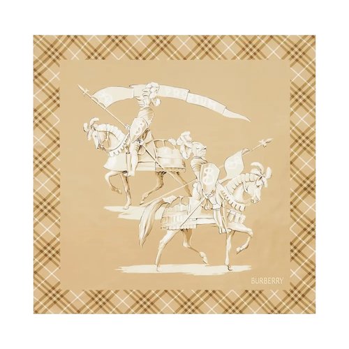 Burberry Horseman Silk Scarf - 8125815
