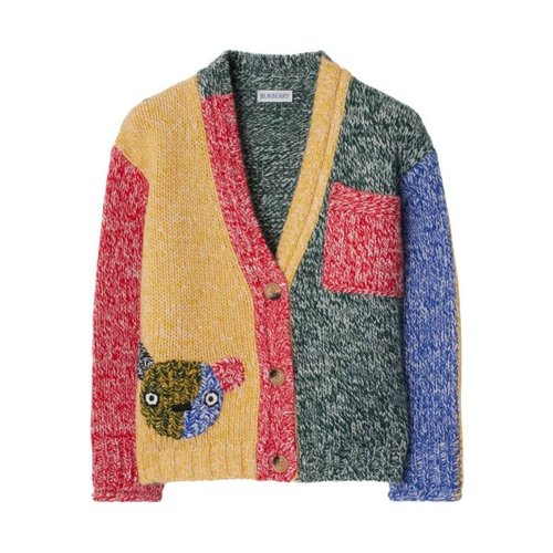 Burberry Janice Colorblock Cashmere Cardigan - 8100331