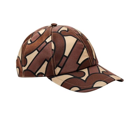 Burberry Ladies Bridle Monogram Print Baseball Cap - Brown - 8025084
