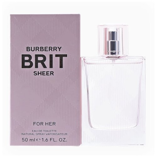 Burberry Ladies Brit Sheer EDT Spray 1.7 oz Fragrances 3386460004237 - Orange/White/Yellow - 3386460004237 OZ