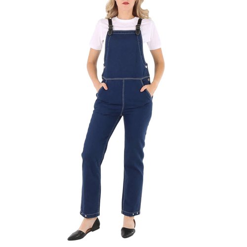 Burberry Ladies Dark Canvas Jumpsuit - Blue - 4568195