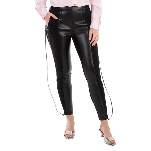 Burberry Ladies Mimi Skinny Fit Trousers - Black - 8029897