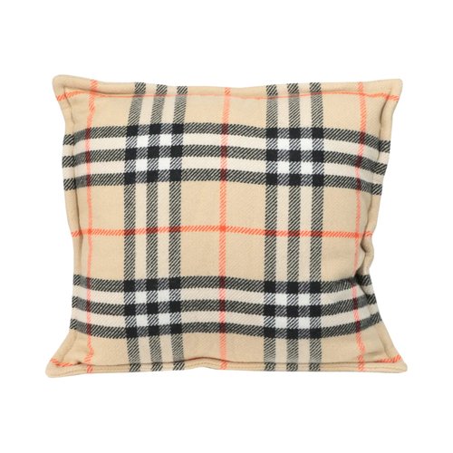 Burberry Large Vintage Check Throw Pillow | Tan | Size Onesize - 8096545