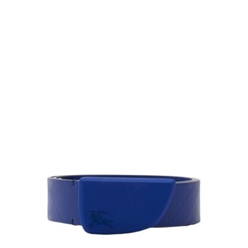 Burberry Leather Shield Belt - Blue - 8081100