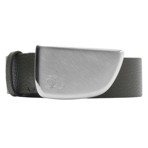 Burberry Leather Shield Belt - Blue - 8087259
