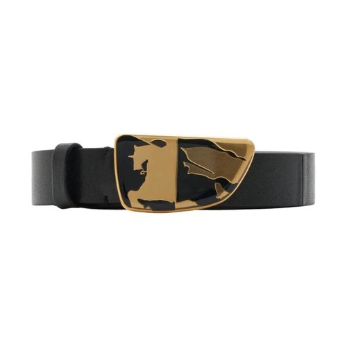 Burberry Leather Shield EKD Belt - Blue/Grey - 8088164