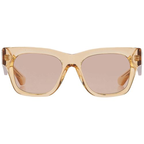 Burberry Light Mirror Gold Square Ladies Sunglasses BE4424 40635A 52 - Brown/Gold Tone - BE4424 40635A 52 7.0000X5.0000X3.0000