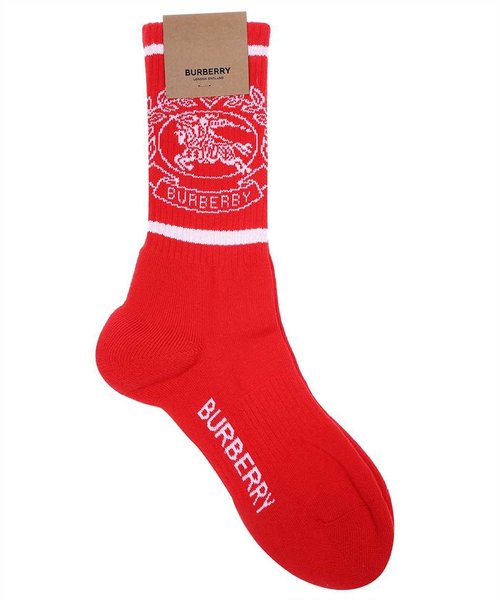 Burberry Logo Cotton Blend Socks - 8072721_B5171