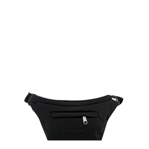 Burberry Logo Detailed Zipped Belt Bag - Black - 8069773 8.0000X5.0000X3.0000