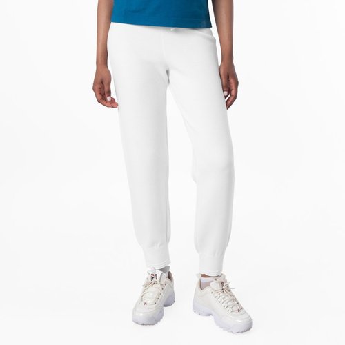 Burberry Logo Embroidered Knitted Track Pants - Beige - 8094448