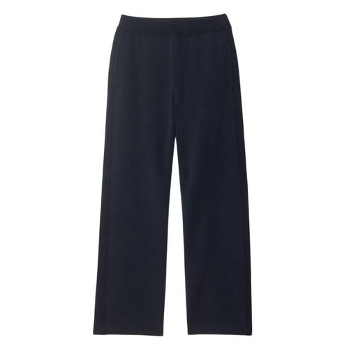 Burberry Logo Embroidered Viscose-Blend Track Pants - Blue - 8101981