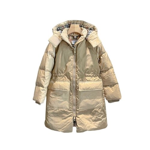 Burberry Long Sleeve Padded Down Jacket - Yellow - 8053883