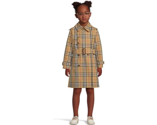 Burberry Mary Trench Coat Big Kid Coat - Sand IP Check - 8121260