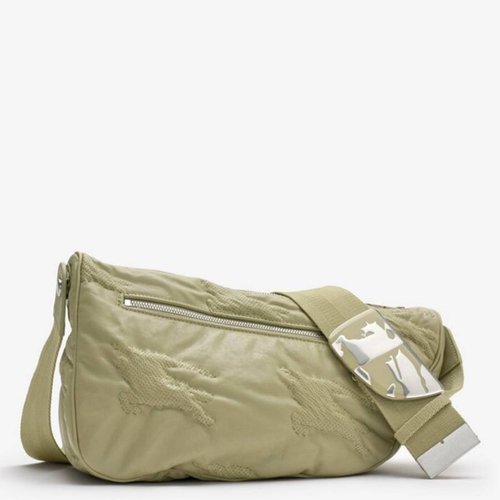 Burberry Medium Shield Messenger Bag - Blue - 8089294